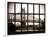 Window View - The Ed Koch Queensboro Bridge and East River - Manhattan - New York City-Philippe Hugonnard-Framed Photographic Print