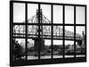 Window View - The Ed Koch Queensboro Bridge and East River - Manhattan - New York City-Philippe Hugonnard-Stretched Canvas