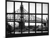 Window View - The Ed Koch Queensboro Bridge and East River - Manhattan - New York City-Philippe Hugonnard-Mounted Photographic Print