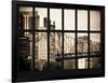 Window View - The Ed Koch Queensboro Bridge - Manhattan - New York City-Philippe Hugonnard-Framed Photographic Print