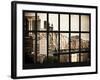 Window View - The Ed Koch Queensboro Bridge - Manhattan - New York City-Philippe Hugonnard-Framed Premium Photographic Print