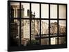 Window View - The Ed Koch Queensboro Bridge - Manhattan - New York City-Philippe Hugonnard-Stretched Canvas