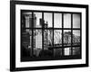 Window View - The Ed Koch Queensboro Bridge - Manhattan - New York City-Philippe Hugonnard-Framed Photographic Print