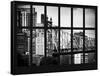 Window View - The Ed Koch Queensboro Bridge - Manhattan - New York City-Philippe Hugonnard-Framed Stretched Canvas