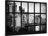 Window View - The Ed Koch Queensboro Bridge - Manhattan - New York City-Philippe Hugonnard-Stretched Canvas