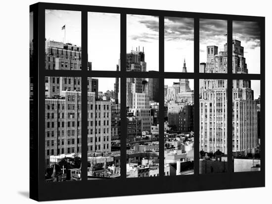 Window View - The Meatpacking District View - West Village - Manhattan - New York City-Philippe Hugonnard-Stretched Canvas