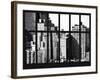 Window View - The New Yorker Hotel at Manhattan - New York City - Black and White Photography-Philippe Hugonnard-Framed Photographic Print