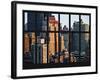 Window View - The New Yorker Hotel at Manhattan - New York City-Philippe Hugonnard-Framed Photographic Print