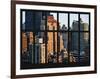 Window View - The New Yorker Hotel at Manhattan - New York City-Philippe Hugonnard-Framed Photographic Print