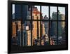 Window View - The New Yorker Hotel at Manhattan - New York City-Philippe Hugonnard-Framed Photographic Print