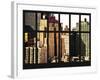 Window View - The New Yorker Hotel at Manhattan - New York City-Philippe Hugonnard-Framed Photographic Print