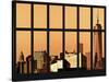 Window View - the One World Trade Center (1WTC) at Manhattan - New York City-Philippe Hugonnard-Stretched Canvas