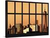 Window View - the One World Trade Center (1WTC) at Manhattan - New York City-Philippe Hugonnard-Stretched Canvas
