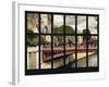Window View - the Pont au Double with Notre Dame Cathedral - River Seine - Paris - France - Europe-Philippe Hugonnard-Framed Photographic Print