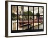 Window View - the Pont au Double with Notre Dame Cathedral - River Seine - Paris - France - Europe-Philippe Hugonnard-Framed Photographic Print