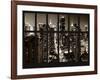 Window View - Times Square and 42nd Street - the Empire State Building - Manhattan - New York City-Philippe Hugonnard-Framed Photographic Print