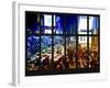 Window View - Times Square by Night - Manhattan - New York City-Philippe Hugonnard-Framed Photographic Print