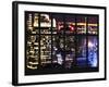 Window View - Top of Skyscrapers at Times Square by Night - Manhattan - New York City-Philippe Hugonnard-Framed Photographic Print