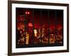 Window View - Top of the Empire State Building and the New Yorker - Manhattan - New York City-Philippe Hugonnard-Framed Photographic Print