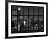 Window View - Top of the Empire State Building and the New Yorker - Manhattan - New York City-Philippe Hugonnard-Framed Photographic Print
