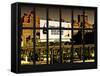 Window View - Urban Scene in Chelsea - Downtown Manhattan - New York City-Philippe Hugonnard-Framed Stretched Canvas