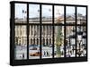 Window View - Urban Street Scene at Place de la Concorde - Paris - France - Europe-Philippe Hugonnard-Stretched Canvas