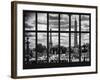 Window View - Urban Street Scene at Place de la Concorde with the Eiffel Tower - Paris - France-Philippe Hugonnard-Framed Photographic Print