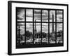 Window View - Urban Street Scene at Place de la Concorde with the Eiffel Tower - Paris - France-Philippe Hugonnard-Framed Photographic Print