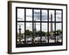 Window View - Urban Street Scene at Place de la Concorde with the Eiffel Tower - Paris - France-Philippe Hugonnard-Framed Photographic Print