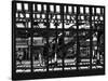 Window View - Urban Street Scene - Marcy Avenue Subway Station - Williamsburg - Brooklyn - NYC-Philippe Hugonnard-Stretched Canvas