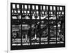 Window View - Urban Street Scene - Marcy Avenue Subway Station - Williamsburg - Brooklyn - NYC-Philippe Hugonnard-Framed Photographic Print