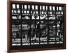 Window View - Urban Street Scene - Marcy Avenue Subway Station - Williamsburg - Brooklyn - NYC-Philippe Hugonnard-Framed Photographic Print