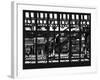 Window View - Urban Street Scene - Marcy Avenue Subway Station - Williamsburg - Brooklyn - NYC-Philippe Hugonnard-Framed Photographic Print