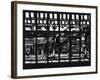 Window View - Urban Street Scene - Marcy Avenue Subway Station - Williamsburg - Brooklyn - NYC-Philippe Hugonnard-Framed Photographic Print