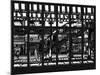 Window View - Urban Street Scene - Marcy Avenue Subway Station - Williamsburg - Brooklyn - NYC-Philippe Hugonnard-Mounted Photographic Print