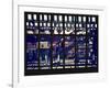 Window View - Urban Street Scene - Marcy Avenue Subway Station - Williamsburg - Brooklyn - NYC-Philippe Hugonnard-Framed Photographic Print