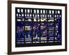 Window View - Urban Street Scene - Marcy Avenue Subway Station - Williamsburg - Brooklyn - NYC-Philippe Hugonnard-Framed Photographic Print