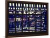 Window View - Urban Street Scene - Marcy Avenue Subway Station - Williamsburg - Brooklyn - NYC-Philippe Hugonnard-Framed Photographic Print