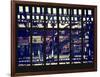 Window View - Urban Street Scene - Marcy Avenue Subway Station - Williamsburg - Brooklyn - NYC-Philippe Hugonnard-Framed Photographic Print