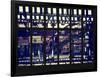 Window View - Urban Street Scene - Marcy Avenue Subway Station - Williamsburg - Brooklyn - NYC-Philippe Hugonnard-Framed Photographic Print