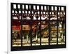 Window View - Urban Street Scene - Marcy Avenue Subway Station - Williamsburg - Brooklyn - NYC-Philippe Hugonnard-Framed Photographic Print