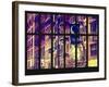 Window View - Urban View - Building Facade in Little Italy District - Manhattan - New York City-Philippe Hugonnard-Framed Photographic Print