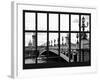 Window View - View Alexandre III Bridge with Bateau Mouche - Paris - France - Europe-Philippe Hugonnard-Framed Photographic Print