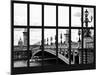 Window View - View Alexandre III Bridge with Bateau Mouche - Paris - France - Europe-Philippe Hugonnard-Mounted Photographic Print