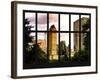 Window View - View Buildings Central Park at Sunset - Manhattan - New York City-Philippe Hugonnard-Framed Photographic Print