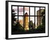 Window View - View Buildings Central Park at Sunset - Manhattan - New York City-Philippe Hugonnard-Framed Photographic Print