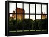 Window View - View Buildings Central Park - Manhattan - New York City-Philippe Hugonnard-Framed Stretched Canvas