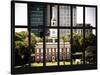 Window View - View of Independence Hall and Pennsylvania State House Buildings - Philadelphia-Philippe Hugonnard-Stretched Canvas