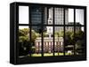 Window View - View of Independence Hall and Pennsylvania State House Buildings - Philadelphia-Philippe Hugonnard-Framed Stretched Canvas