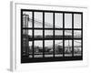 Window View - View of the Brooklyn Bridge and Manhattan Bridge - Manhattan - New York City-Philippe Hugonnard-Framed Photographic Print